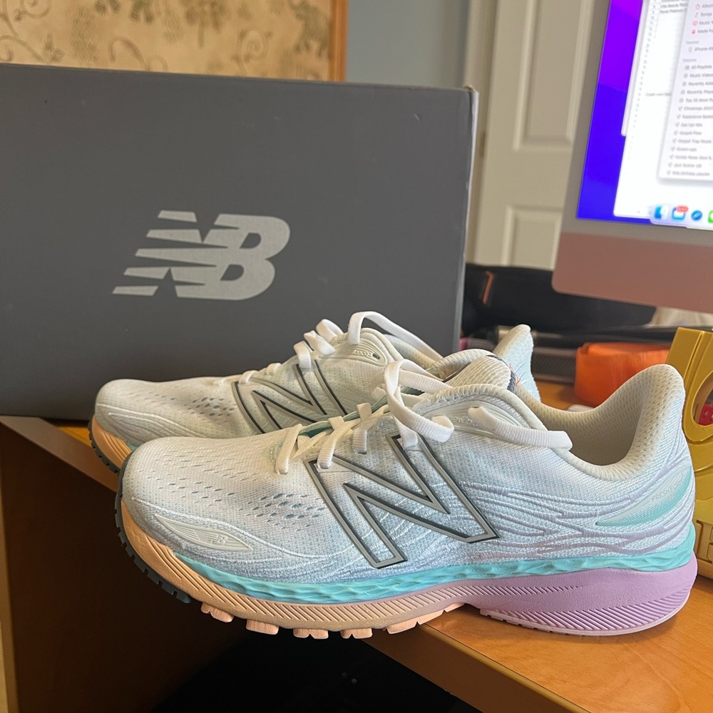 New Balance Light Blue Running Shoes